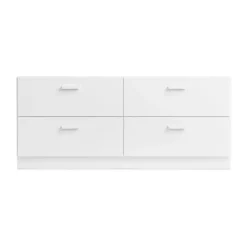 Relief plinth 123 cm, White