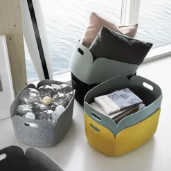 Restore storage basket, Light grey