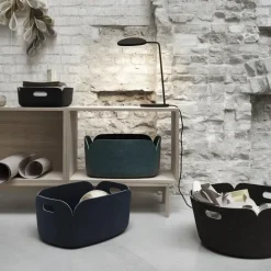 Restore storage basket, Midnight blue
