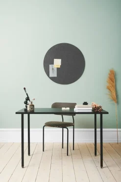 Retell pinboard Ø80 cm, Black