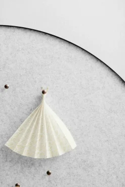 Retell pinboard Ø80 cm, Light grey