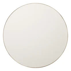 Retell pinboard Ø80 cm, White-brass