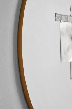 Retell pinboard Ø80 cm, White-brass