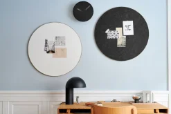 Retell pinboard Ø80 cm, White-brass