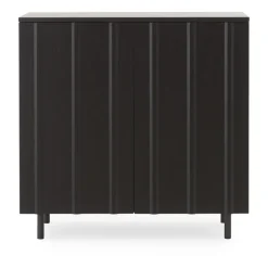 Rib cabinet 96x98.5 cm, Soft Black
