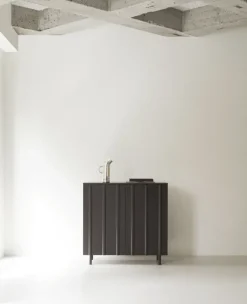 Rib cabinet 96x98.5 cm, Soft Black