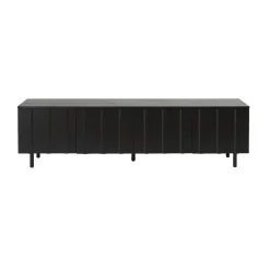 Rib sideboard low, Soft Black
