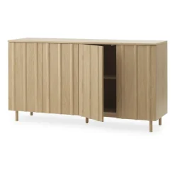 Rib sideboard 45x159 cm, Oak