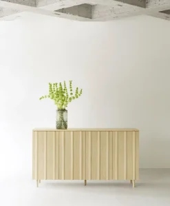 Rib sideboard 45x159 cm, Oak