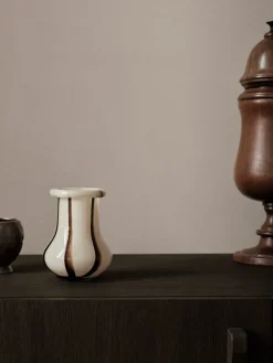 Riban vase 15 cm, Cream