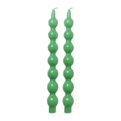 Rice candles 30.2 cm 2-pack, Green