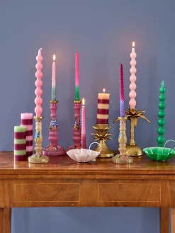 Rice candles 30.2 cm 2-pack, Green