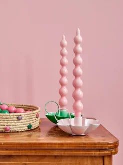 Rice candles 30.2 cm 2-pack, Soft pink