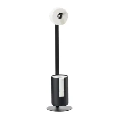 Rim freestanding toilet paper holder, Svart