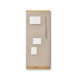 Rim notice board 60x145 cm, Oak