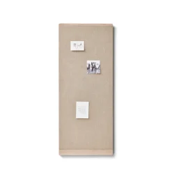 Rim notice board 60x145 cm, White oak