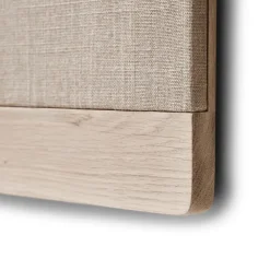 Rim notice board 60x145 cm, White oak