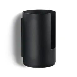 RIM toilet paper holder - wall hanging 31 cm, Black