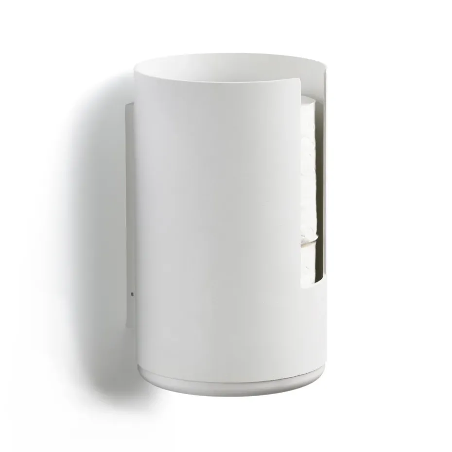 RIM toilet paper holder - wall hanging 31 cm, White