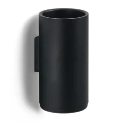 RIM tooth brush mug - wall hanging 13.6 cm, Black