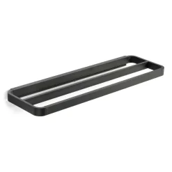 RIM towel rack double 12x44 cm, Black