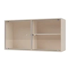 Ripple I display cabinet 69.6x35.4x20 cm, Clay