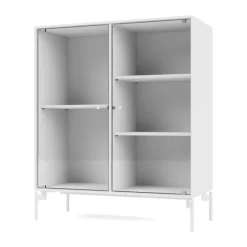 Ripple II display cabinet 69.6x82.2x30 cm, Snow-legs snow