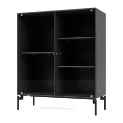 Ripple II display cabinet 69.6x82.2x30 cm, Anthracite-legs black