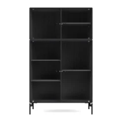 Ripple III display cabinet 69.6x117.6x38 cm, Anthracite-legs black