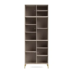 Ripple IV display cabinet 69.6x187.2x38 cm, Clay-legs brass