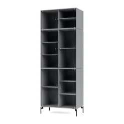 Ripple IV display cabinet 69.6x187.2x38 cm, Graphic-legs black