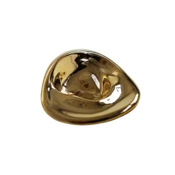 Ripple no. 02 large knob, Brass