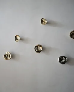 Ripple no. 02 large knob, Brass
