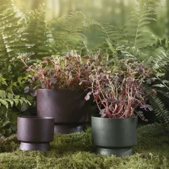 Ro flower pot Ø12 cm, Bordeaux