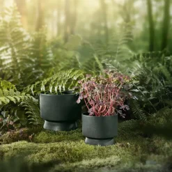 Ro flower pot Ø19 cm, Dark green