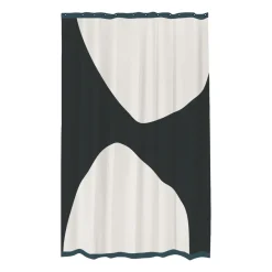 Rock shower curtain 150x200 cm, Black