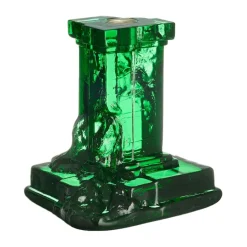 Rocky Baroque candle sticks 150 mm, Emerald green