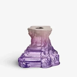 Rocky Baroque candle sticks 95 mm, Lilac
