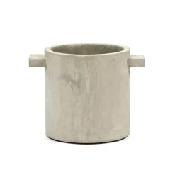 Rond flower pot Ø15 cm, nature