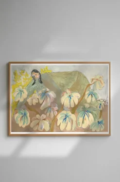 Rose garden poster, 50x70 cm