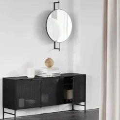 Rotating mirror, Beige