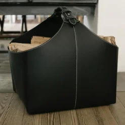 Ørskov firewood basket, black