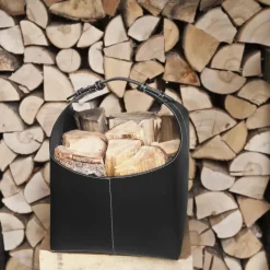 Ørskov firewood basket, black