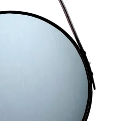 Ørskov mirror black, Ø 40 cm