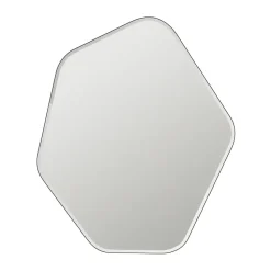 Ruby wall mirror 60x50 cm, Clear-black
