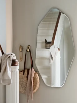 Ruby wall mirror 120x60 cm, Clear-black