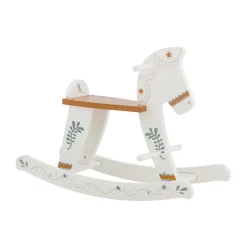 Ruddy rocking horse, White