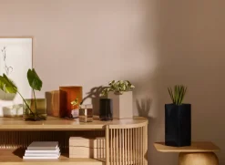 Ruutu vase 20.5x27 cm, copper