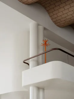 S70-12 coat rack, Orange texture