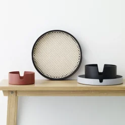 Salon tray Ø 40 cm, black